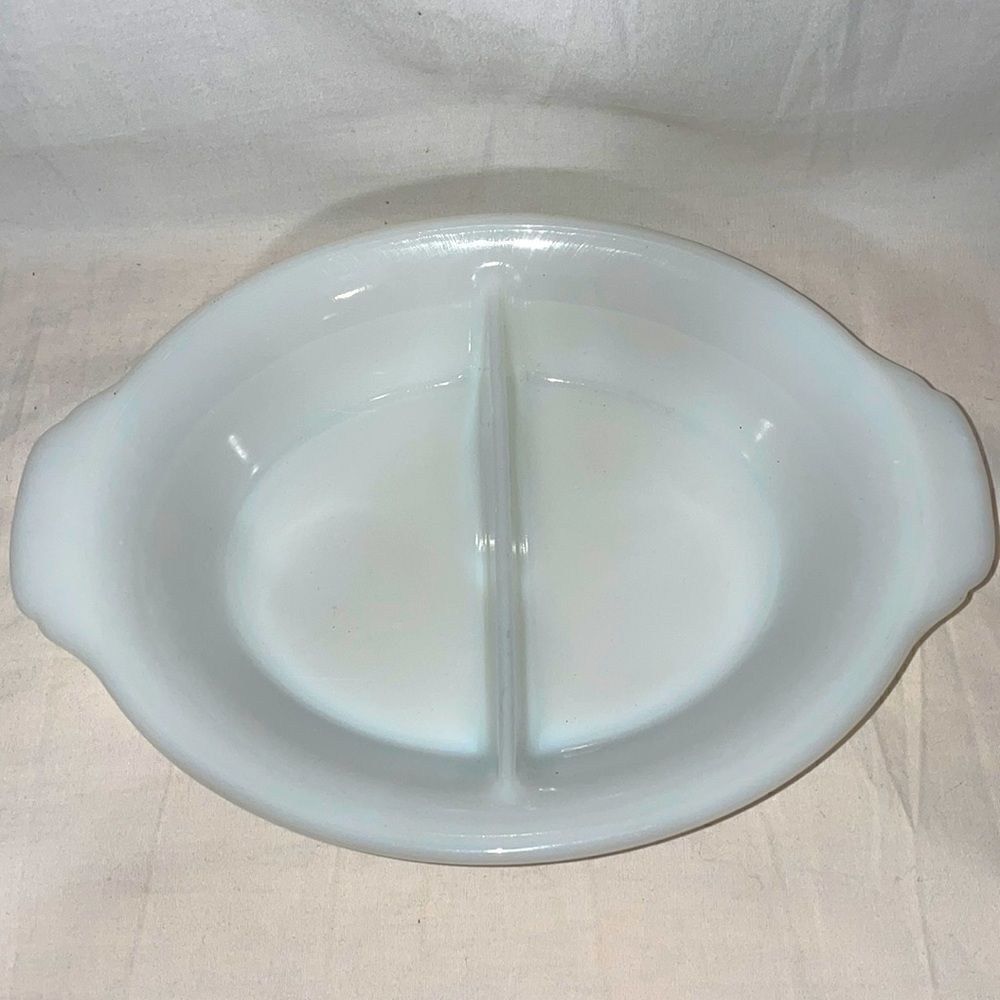 King Fire Vintage Divided Casserole Dish